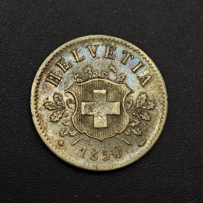  【淘币小摊】限时拍第八百六十六拍   散币场    年前最后一周之前预留8号9号全部发出请更换最新收货地址不方便收货的请勿参拍或者顺丰到付 - 瑞士1850年10分镍币早期年份