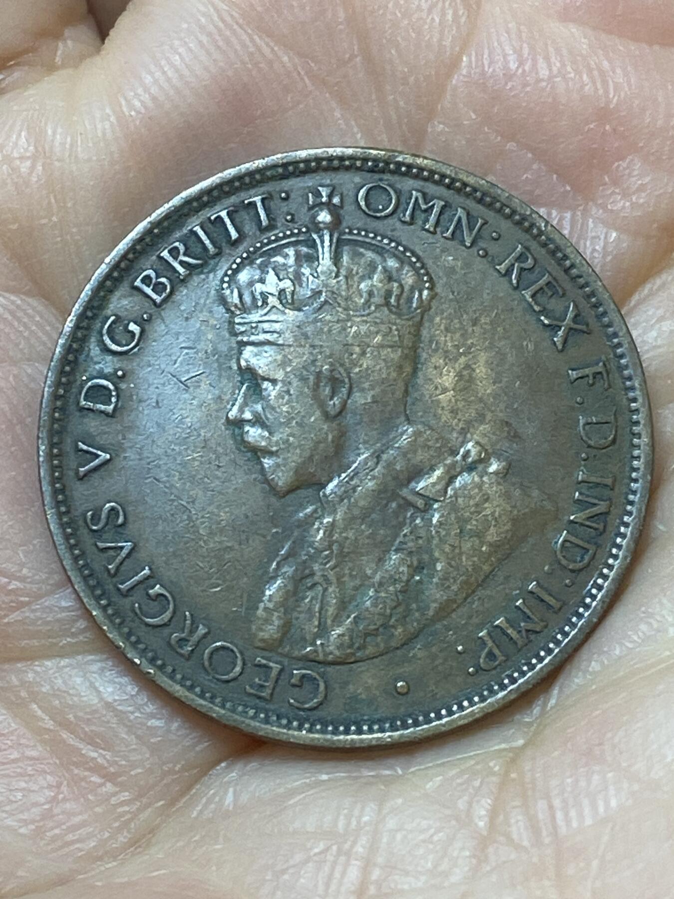 2026年第二十场(总第一百八十九场）外国好品散币场(免佣金) 澳大利亚🇦🇺1919年1/2便士(乔治五世时期，sy版悉尼造)