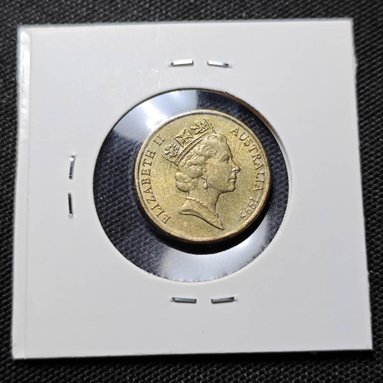 KK钱币收藏小铺  第394期  2月预留时间 周末发货  1995，澳大利亚土著人2元