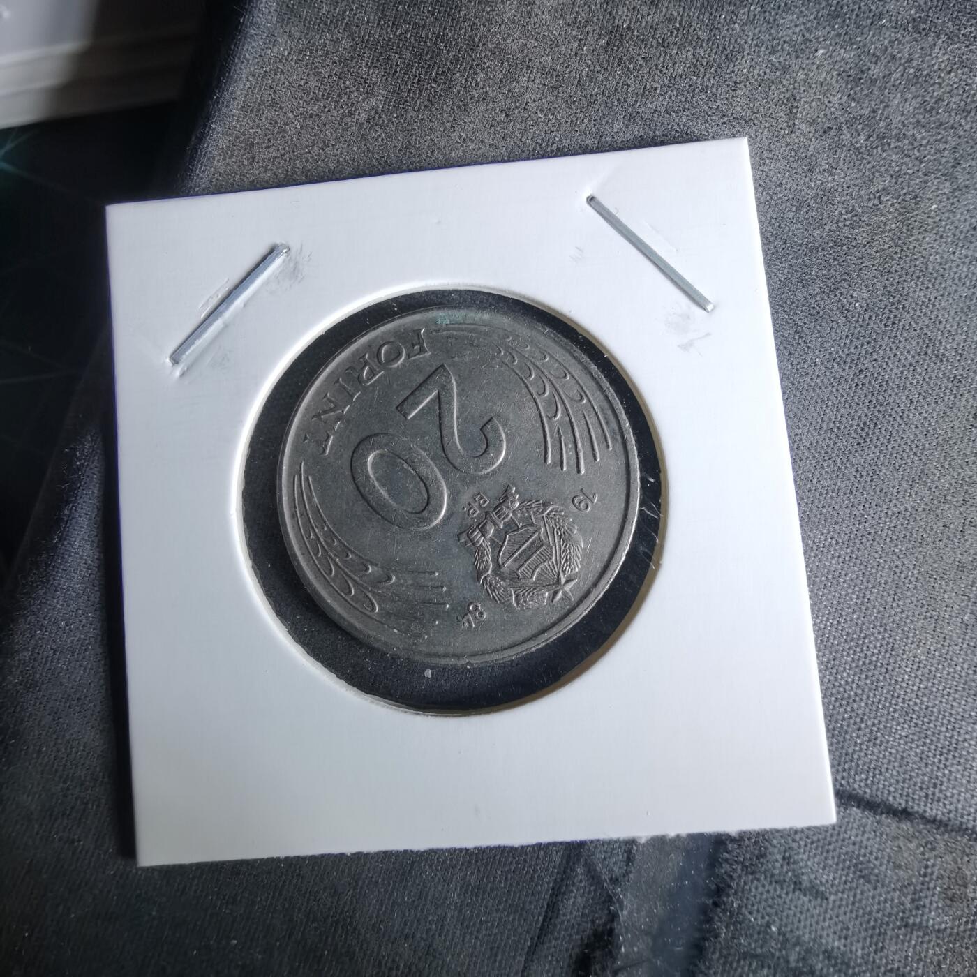 沼泽如烟--第989场 匈牙利1984年20福林