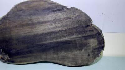 零元拍：NO.90祖母绿爆满金丝乌木金丝楠 茶盘无需打磨就已经金光闪闪。满金丝药香，尺寸约：45.5/24/4CM。3.4公斤。