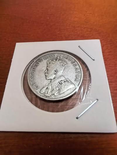 长老汇蛇年精选第九十八场拍卖 - 1932南非乔治五世2先令银币，11.31克800银，克书63分175美金