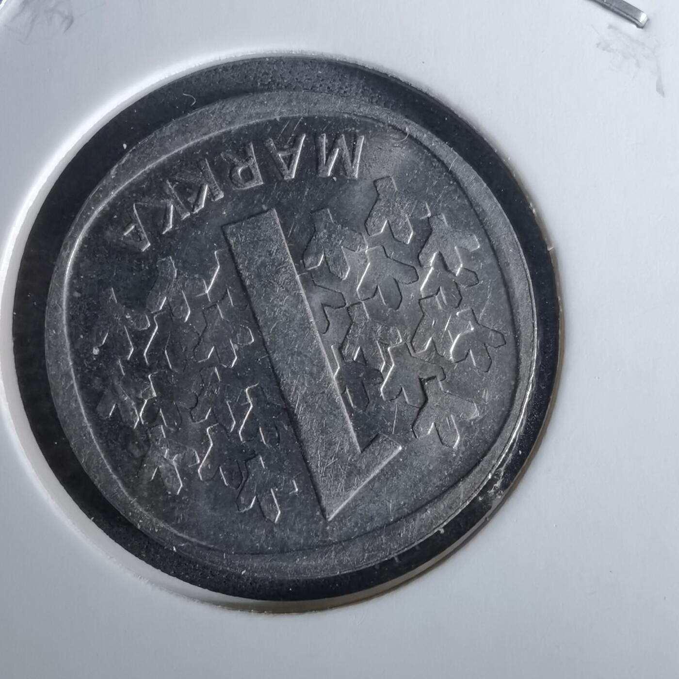 沼泽如烟--第989场 芬兰1990年1马克