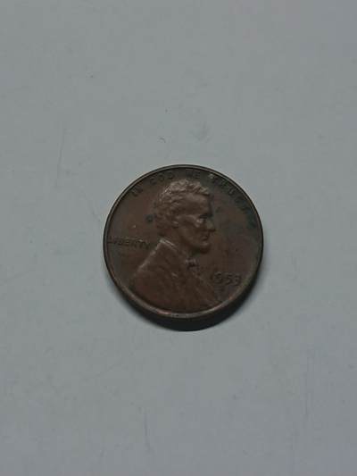 松南世界钱币——260205 - 美国1953年S厂标林肯1分铜币