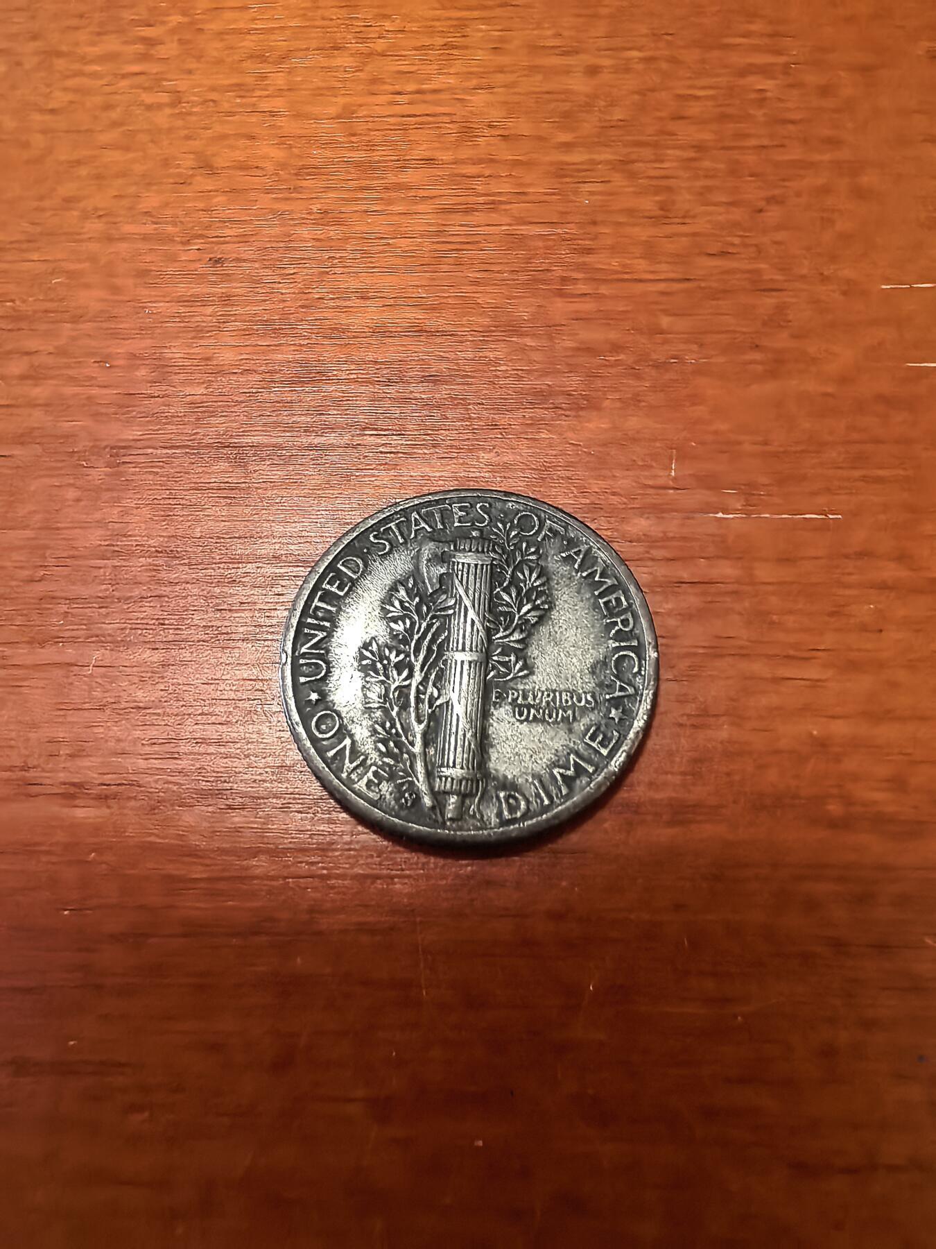 长老汇蛇年精选第九十八场拍卖 1943美国小飞侠10分银币，2.5克900银