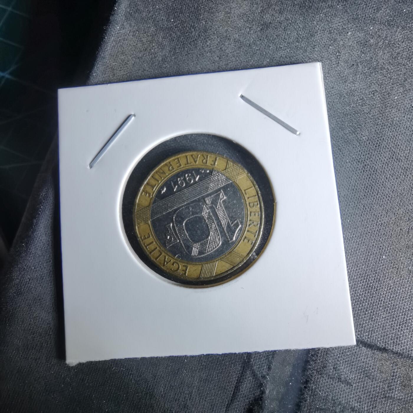 沼泽如烟--第989场 法国1991年10法郎