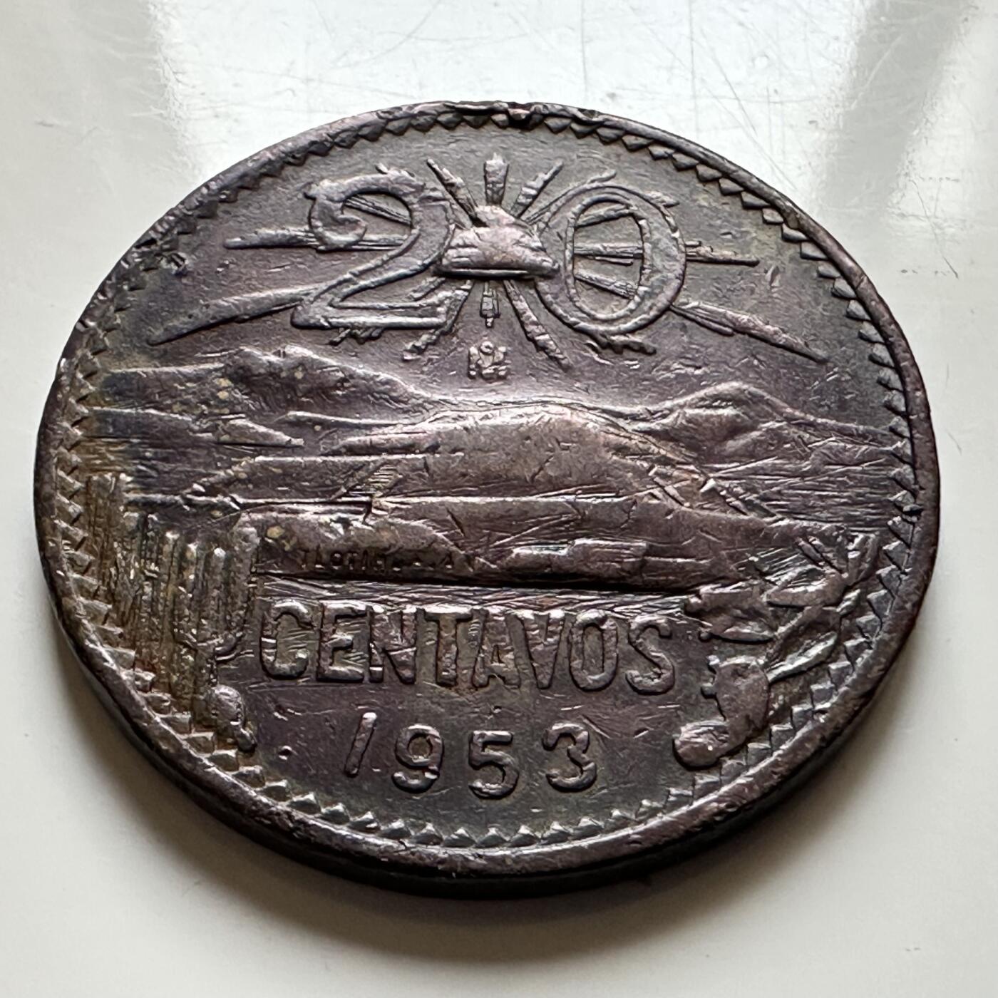 🌹外币初藏🌹🐯2026年第17场 快递将在12号停运 年前需发货的抓紧 ，年后正月十五恢复发货 墨西哥1953年二十分