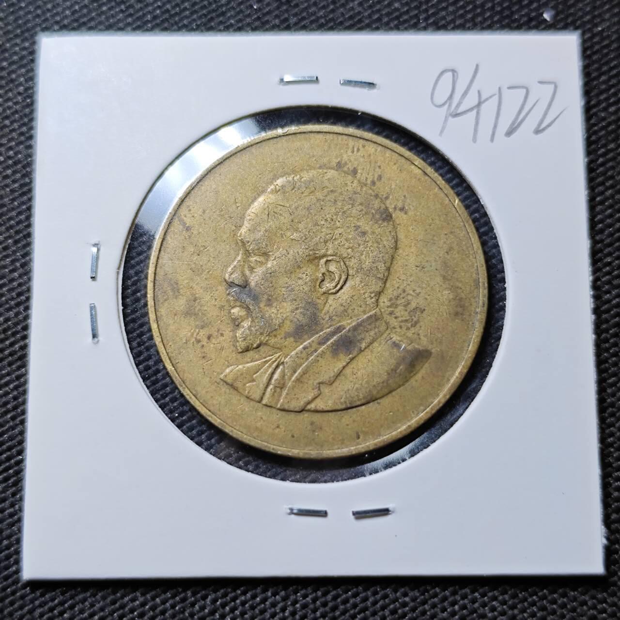 KK钱币收藏小铺  第394期  2月预留时间 周末发货  1967肯尼亚10分 早年份开国头像无字版