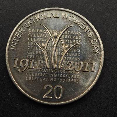 【淘币小摊】实时拍第八百六十七拍   小银币散币场    年前最后一周之前预留8号9号全部发出请更换最新收货地址不方便收货的请勿参拍或者顺丰到付 - 澳大利亚2011年国际妇女节20分纪念币