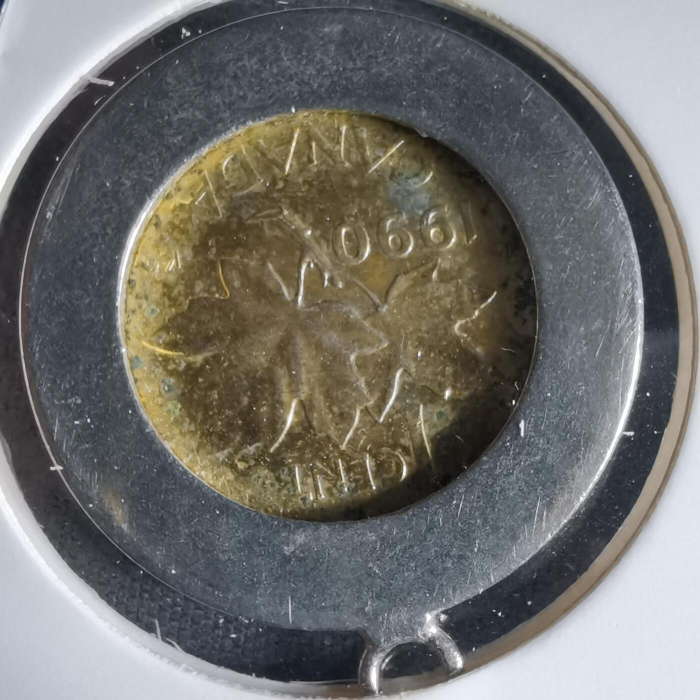 沼泽如烟--第988场 加拿大1990年一分代币