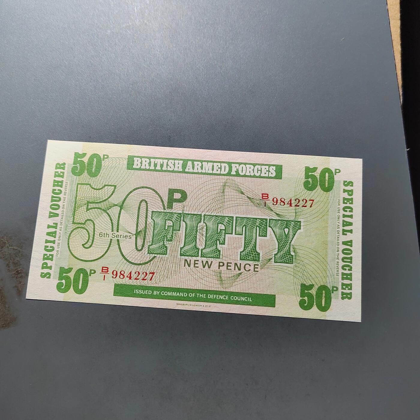 PCAI钱币 7-751  钱币小专场 英国五十分