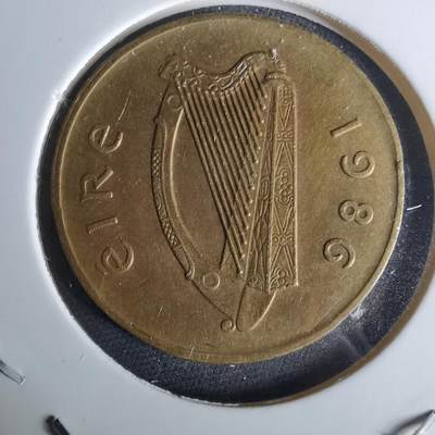 沼泽如烟--第989场 - 爱尔兰1986年20便士