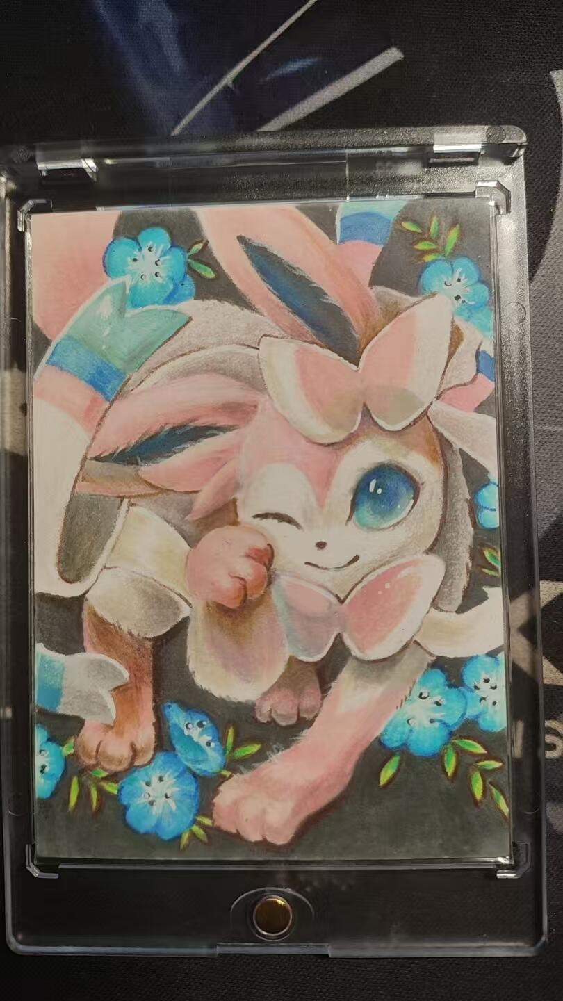 精品手绘--画师：烟杉--1/1--宝可梦：仙子伊布