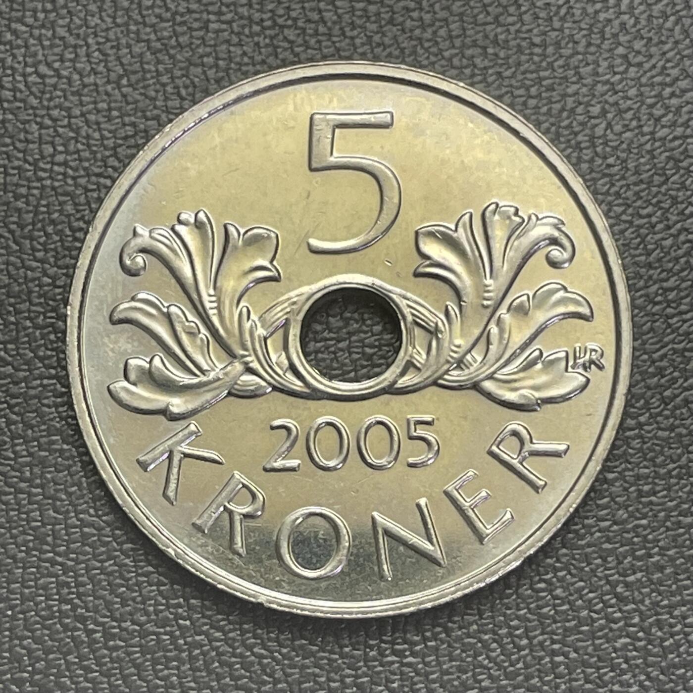 回流0207 挪威5克朗（Krone）等值人民币3.6元