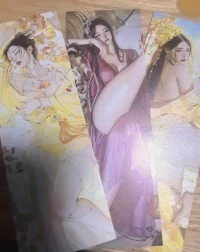 卡有江湖粉丝专场第八期（持续收拍，送拍联系我哦） - 炎卡文化燎原人间传刷子老师绘书签其中一张人气王胡太后，另外两个未出卡