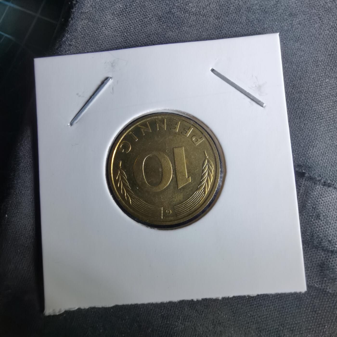 沼泽如烟--第989场 德国1996年10芬尼