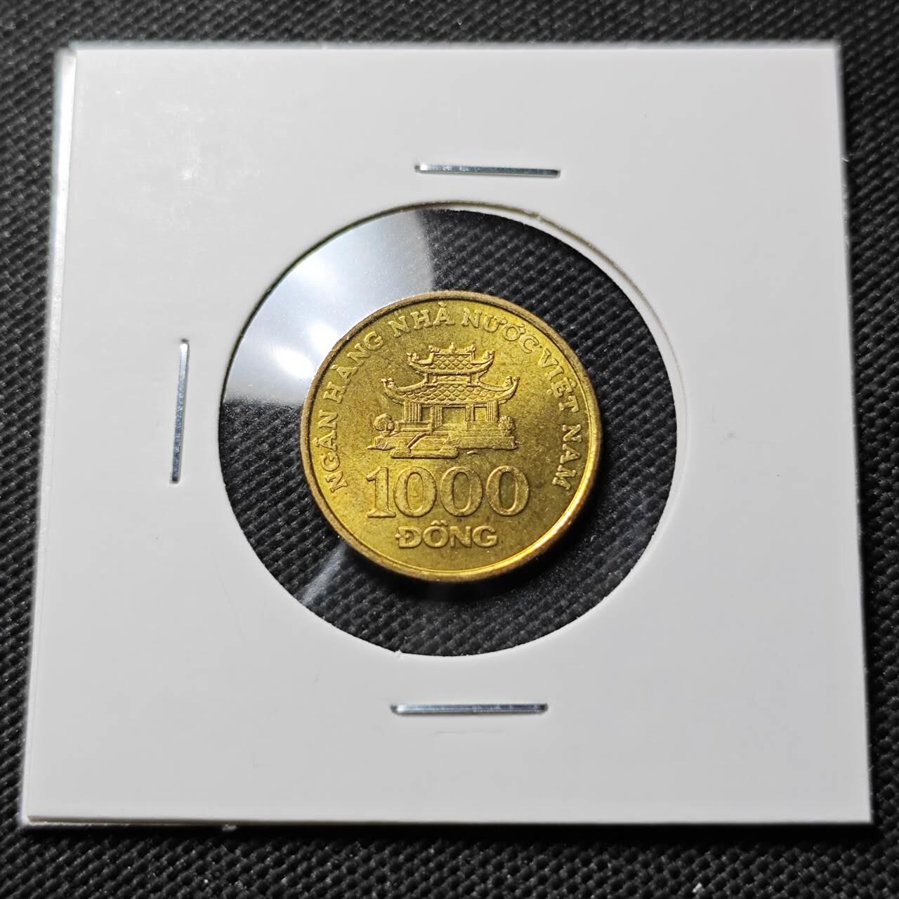 KK钱币收藏小铺  第394期  2月预留时间 周末发货 2003越南1000盾 好品