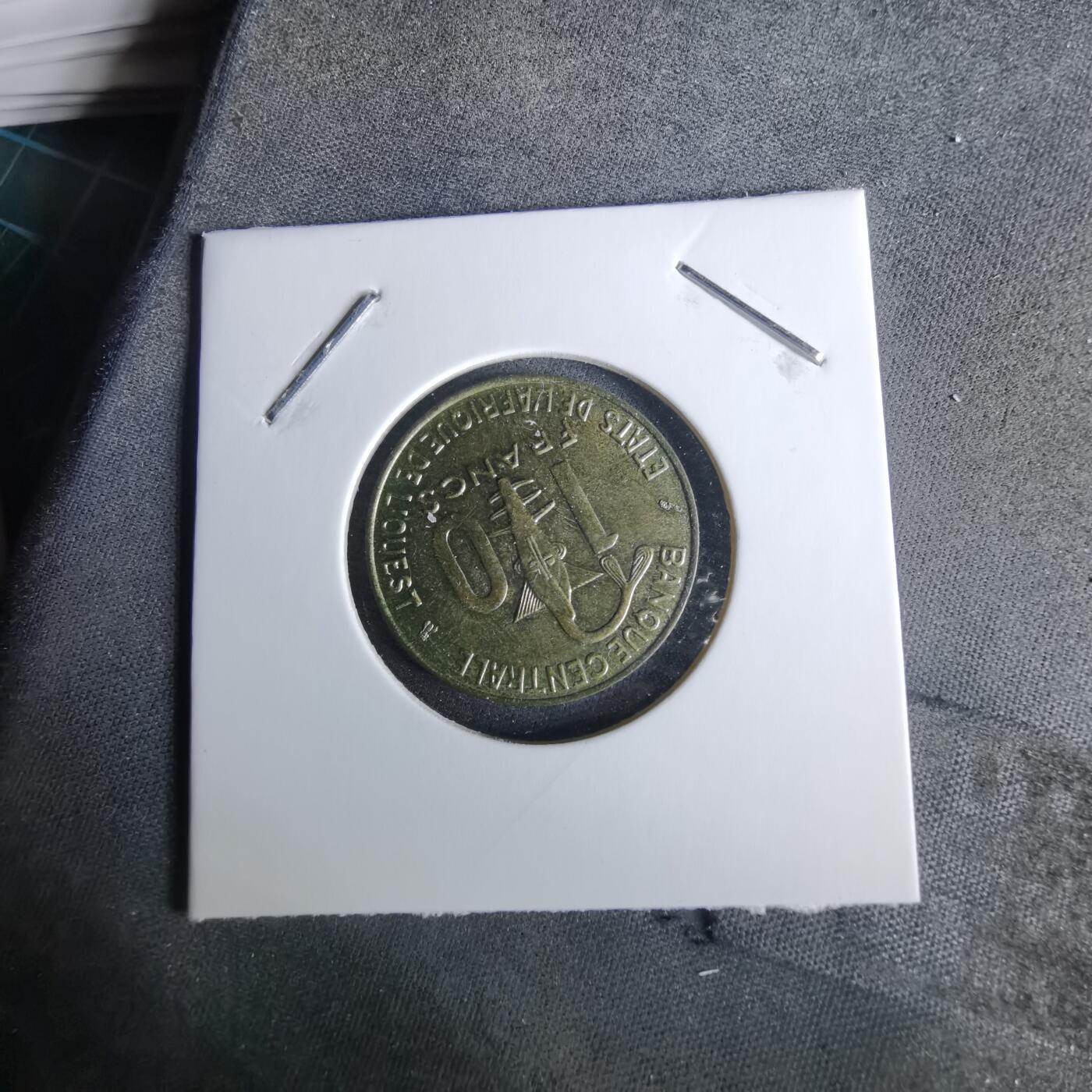 沼泽如烟--第989场 西非1997年10法郎