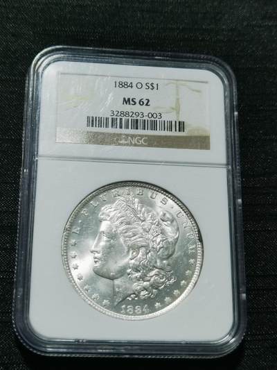 天下钱庄专场欢迎参拍 - NGC MS62 1884美国摩根一美元银币