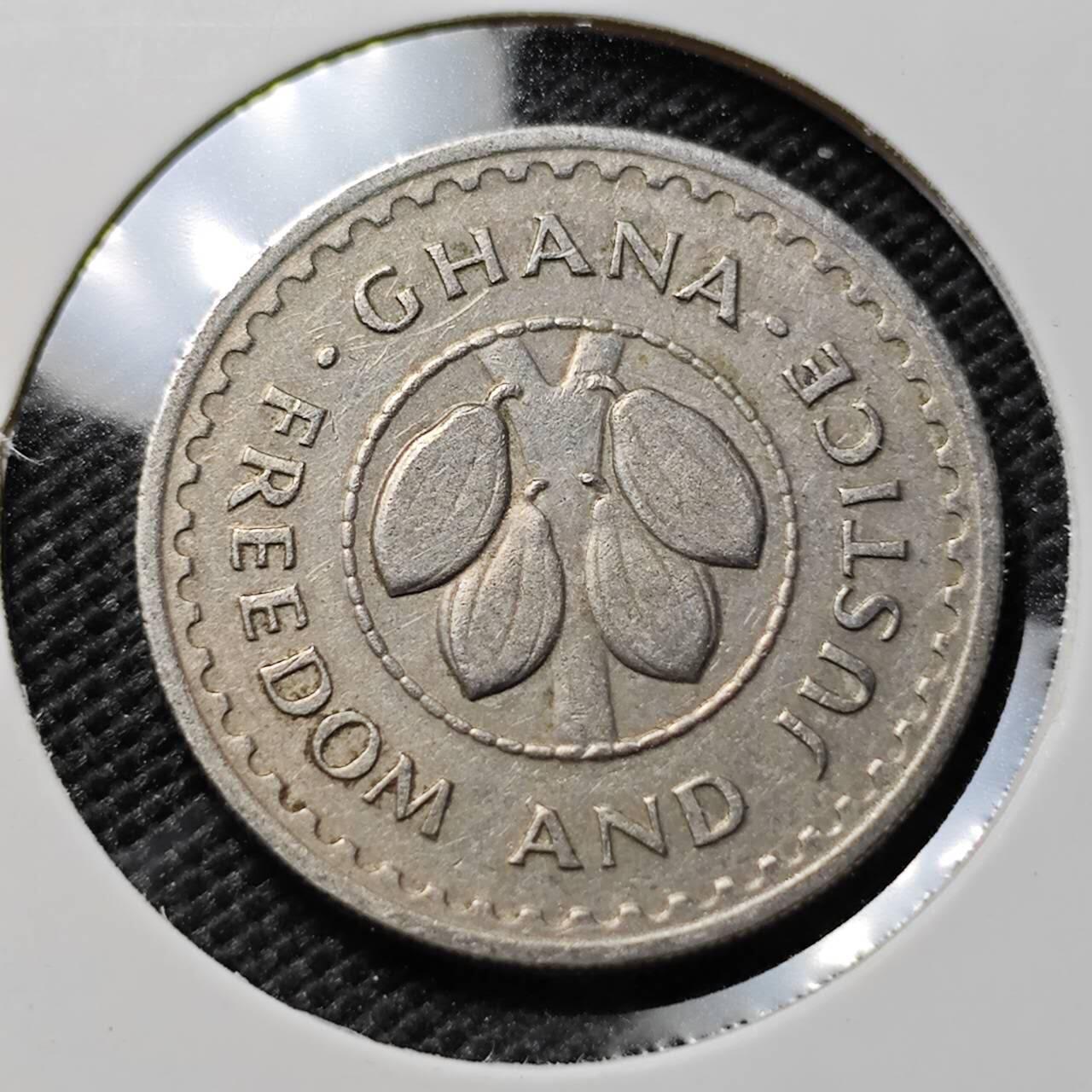 KK钱币收藏小铺  第394期  2月预留时间 周末发货 1975加纳10比塞瓦 