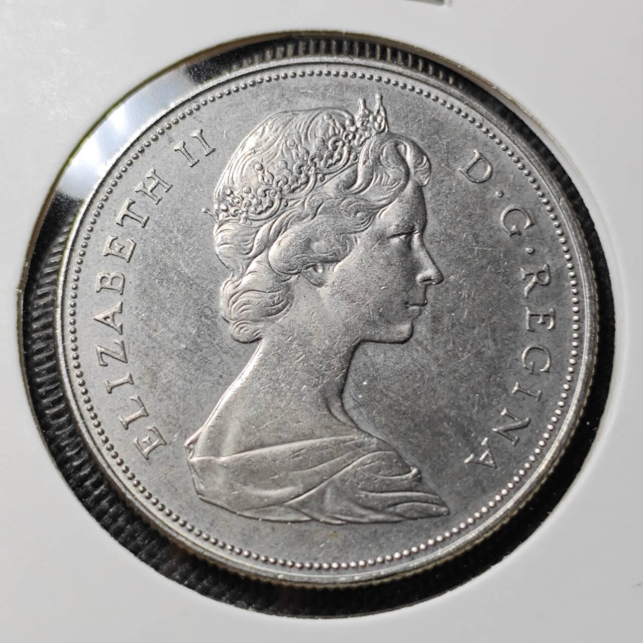 KK钱币收藏小铺  第394期  2月预留时间 周末发货  1968加拿大1元