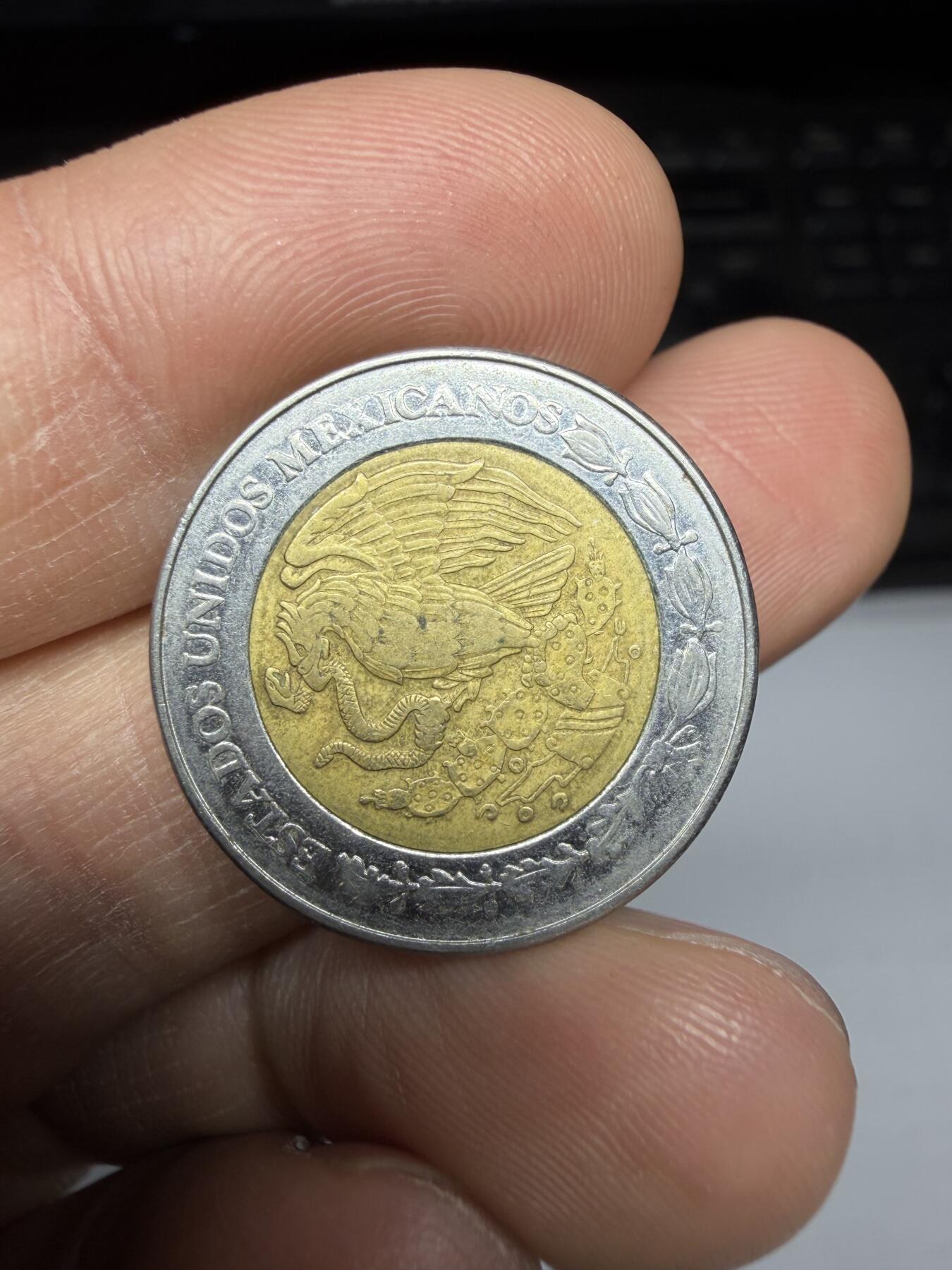 2025年集古藏今外币拍卖第二期-第5场—（总第305拍），可以寄存60天，满160元包邮。 1998年墨西哥2比索