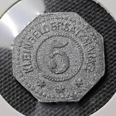 KK钱币收藏小铺  第394期  2月预留时间 周末发货 -  德国5芬尼 徳紧
