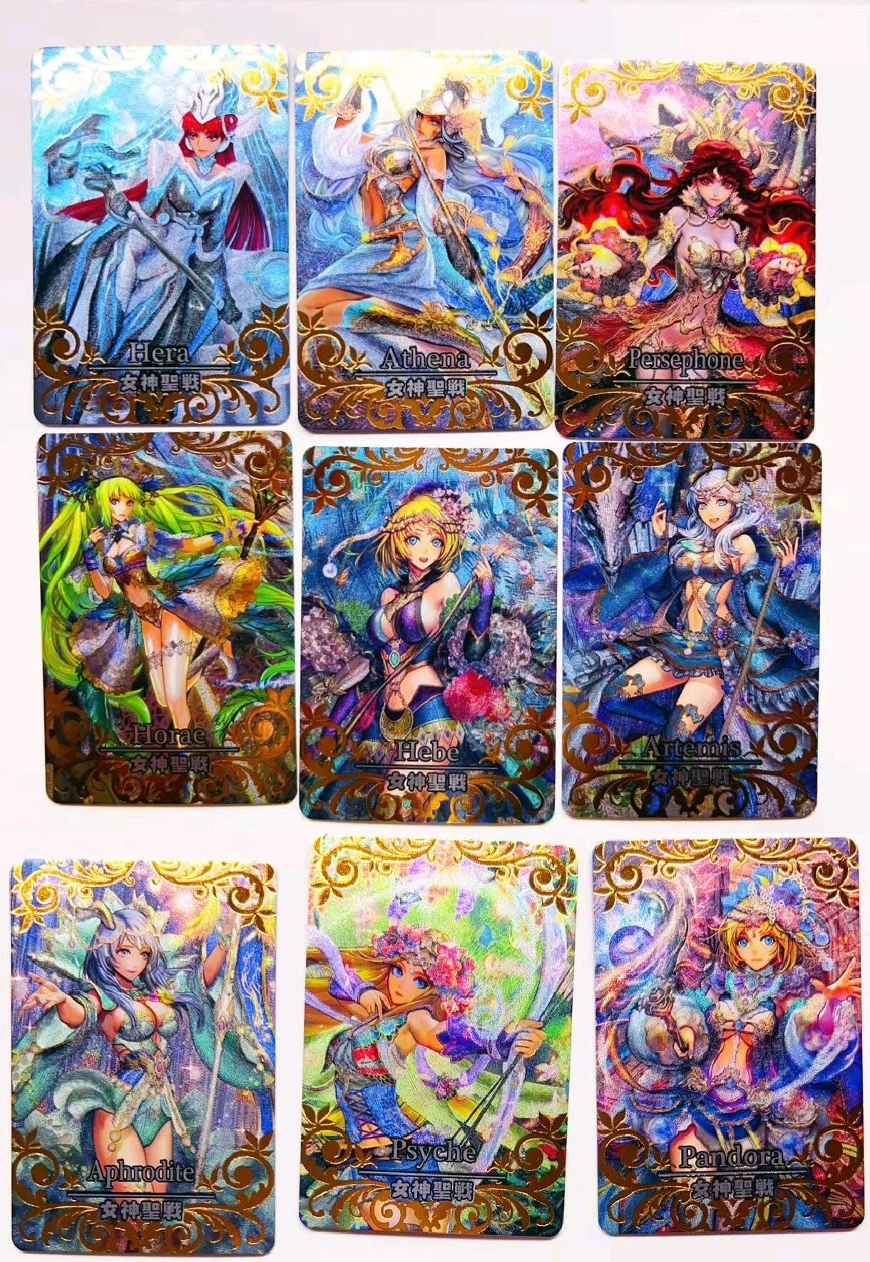 卡有江湖粉丝专场第八期（持续收拍，送拍联系我哦） 江东出品 女神圣战粗闪卡 套卡9张＋UR卡一张 自制卡