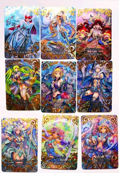 卡有江湖粉丝专场第八期（持续收拍，送拍联系我哦） - 江东出品 女神圣战粗闪卡 套卡9张＋UR卡一张 自制卡