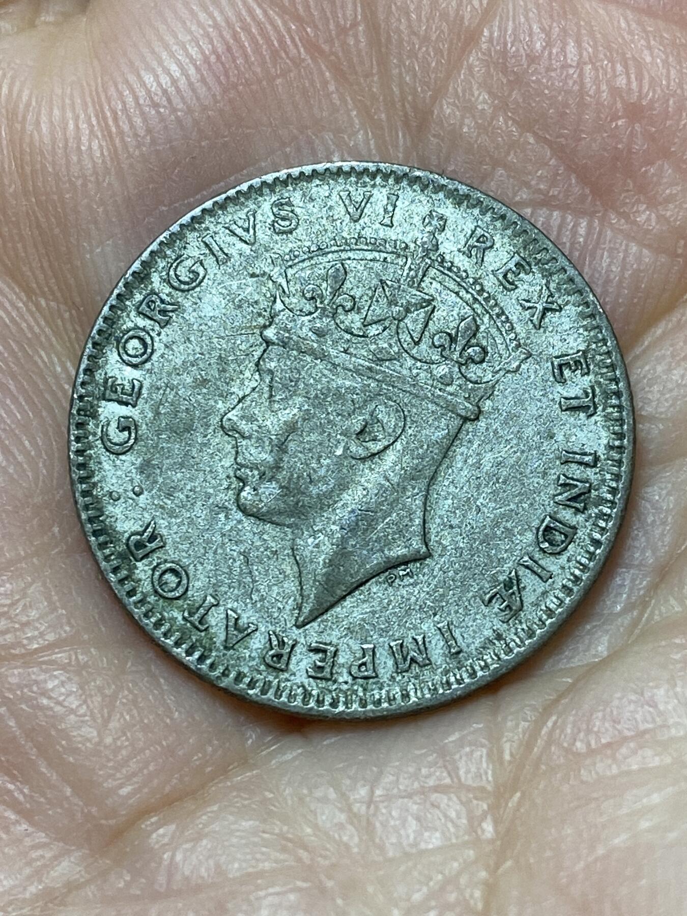 2026年第二十场(总第一百八十九场）外国好品散币场(免佣金) 英属东非1937年50分银币(乔治六世加冕年，第一版首发年，H标喜敦厂造，250银)