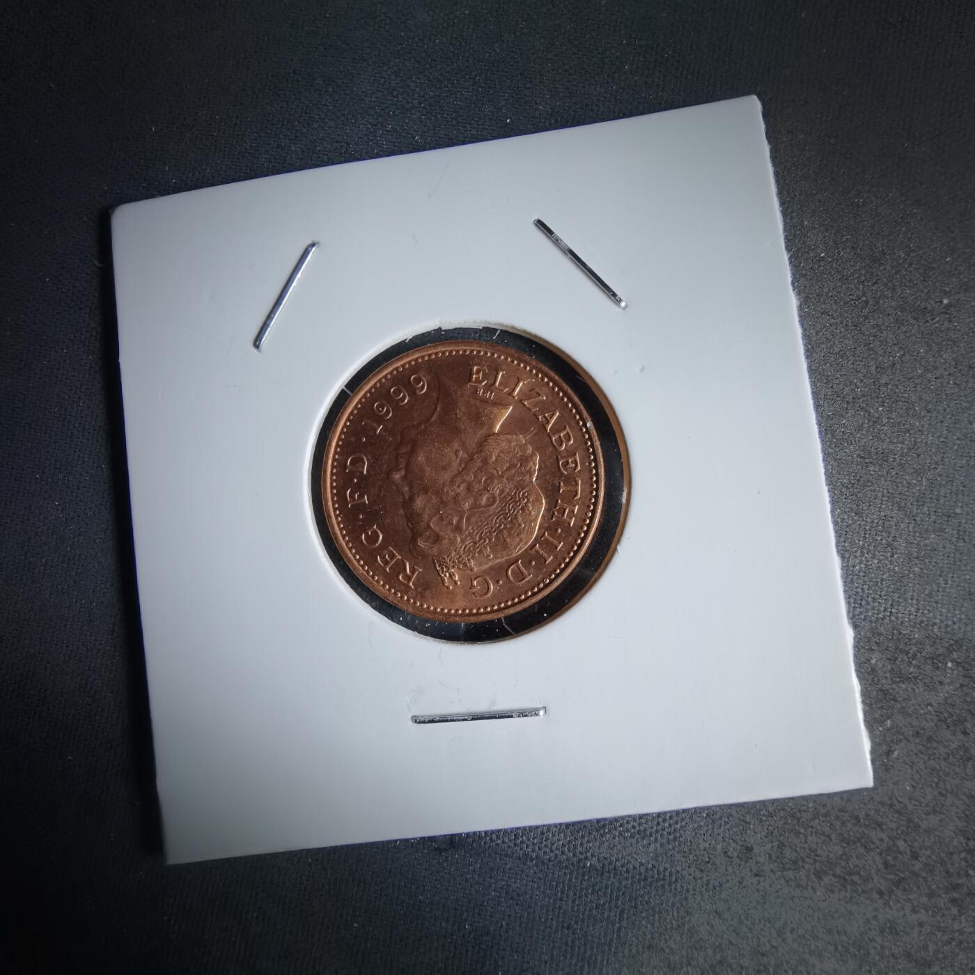 沼泽如烟--第988场 英国1999年1便士