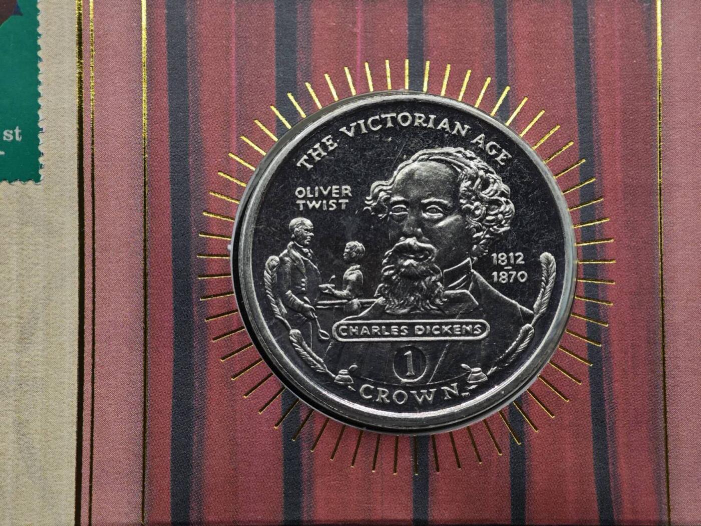  【淘币小摊】限时拍第八百七十拍   克朗币邮币封场    年前最后一场结束全部发出请更换最新收货地址不方便收货的请勿参拍或者顺丰到付 直布罗陀2001年维多利亚时代克朗纪念币邮币封