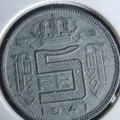 沼泽如烟--第991场 - 比利时1941年5法郎