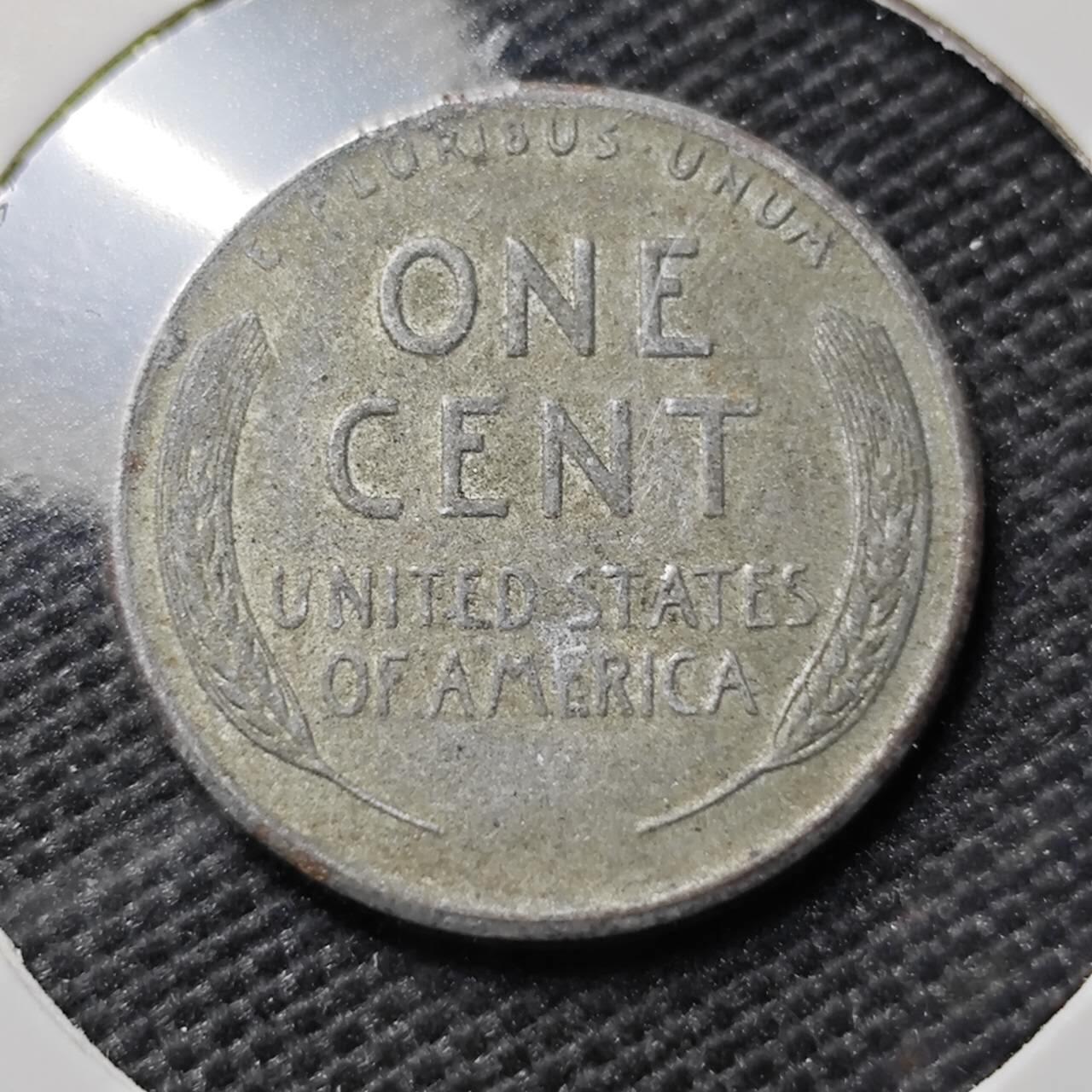 KK钱币收藏小铺  第395期  2月预留时间 周末发货  1943美国1分铁币