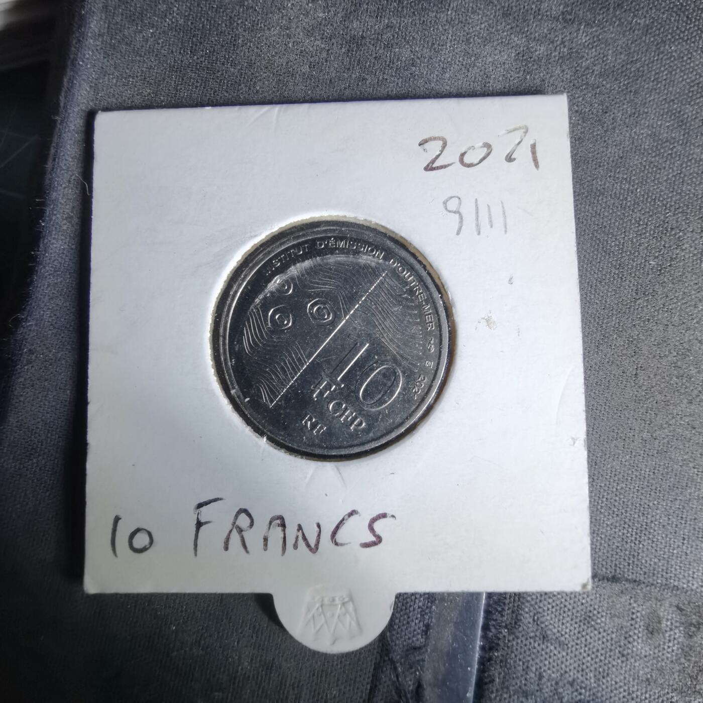 沼泽如烟--第991场 法属波利尼西亚2021年10法郎