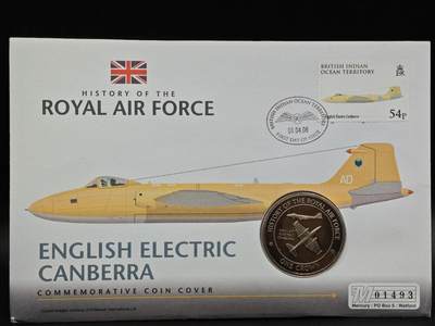  【淘币小摊】限时拍第八百七十拍   克朗币邮币封场    年前最后一场结束全部发出请更换最新收货地址不方便收货的请勿参拍或者顺丰到付 - 直布罗陀2008年英国皇家空军飞机历史克朗纪念币邮币封