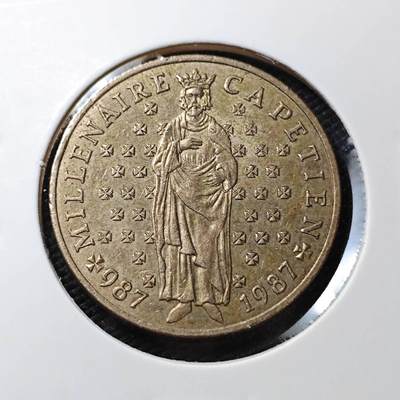 KK钱币收藏小铺  第395期  2月预留时间 周末发货 - 1987法国10法郎 纪念币