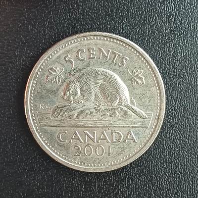 逸泉钱币2026第十二组世界钱币专场春节千件大拍A1614～2574 - 2383 加拿大5分