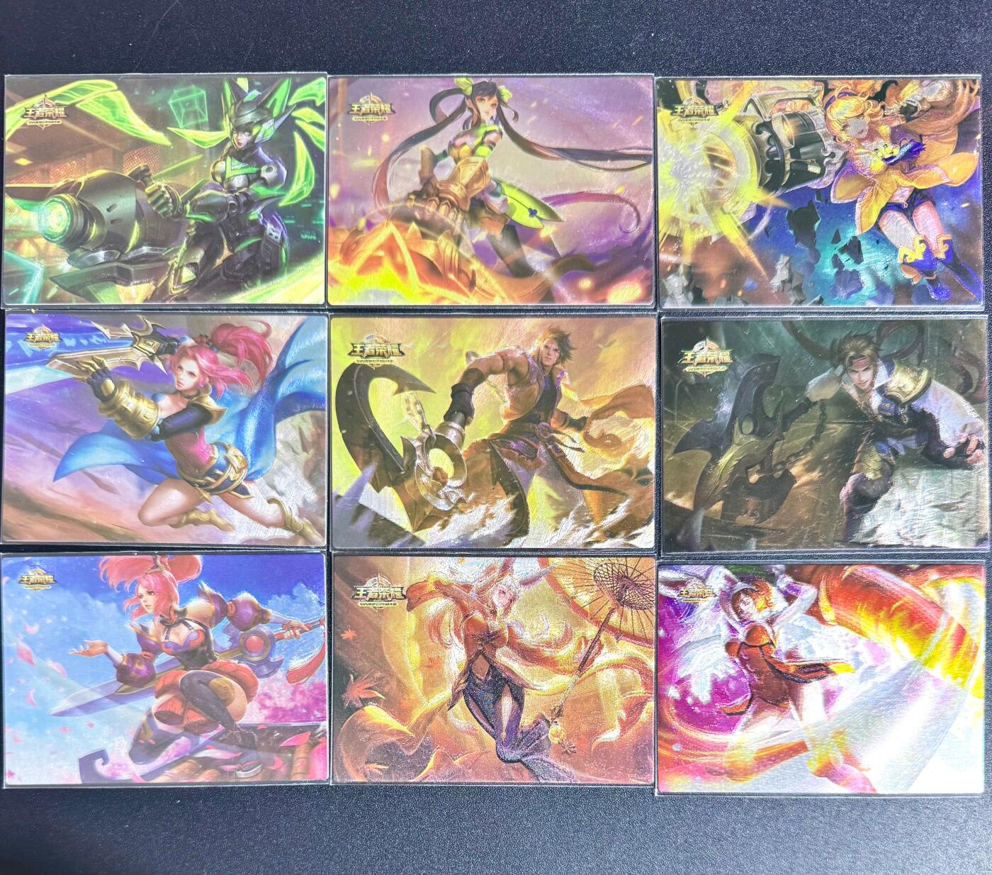 NO.24 好又多金牌大场，年前最后一期，全场中拍有礼！每周一站式配齐，方便凑单！（周6晚9点截拍，卖家送拍0抽成！ 王者荣耀卡牌 横版经典皮肤第九辑 一套9张 粗闪