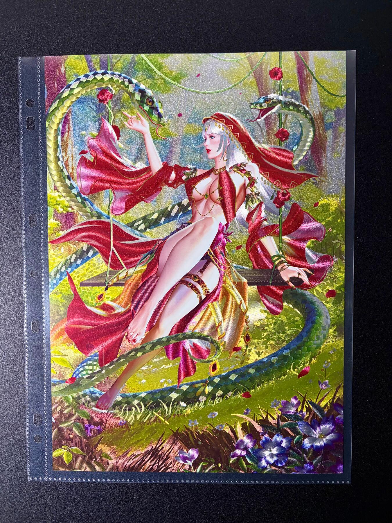 NO.24 好又多金牌大场，年前最后一期，全场中拍有礼！每周一站式配齐，方便凑单！（周6晚9点截拍，卖家送拍0抽成！ 百里卡牌 荡寇志第三弹 千洲 生肖蛇 A4粗闪大卡