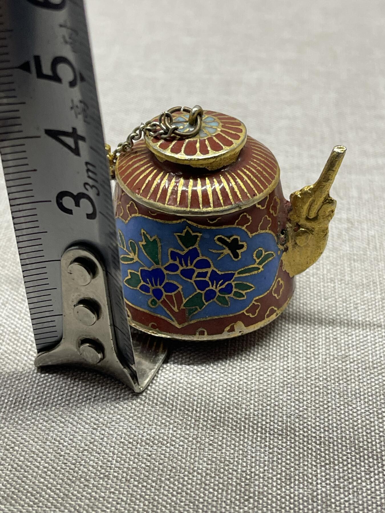 杂项 景泰蓝小壶摆件