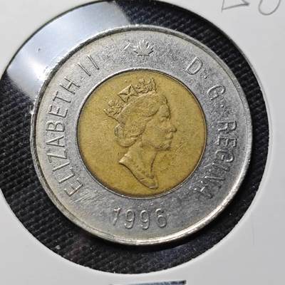 KK钱币收藏小铺  第395期  2月预留时间 周末发货 -  1996加拿大2元