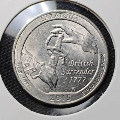 KK钱币收藏小铺  第395期  2月预留时间 周末发货 -  2015美国25美分纪念币