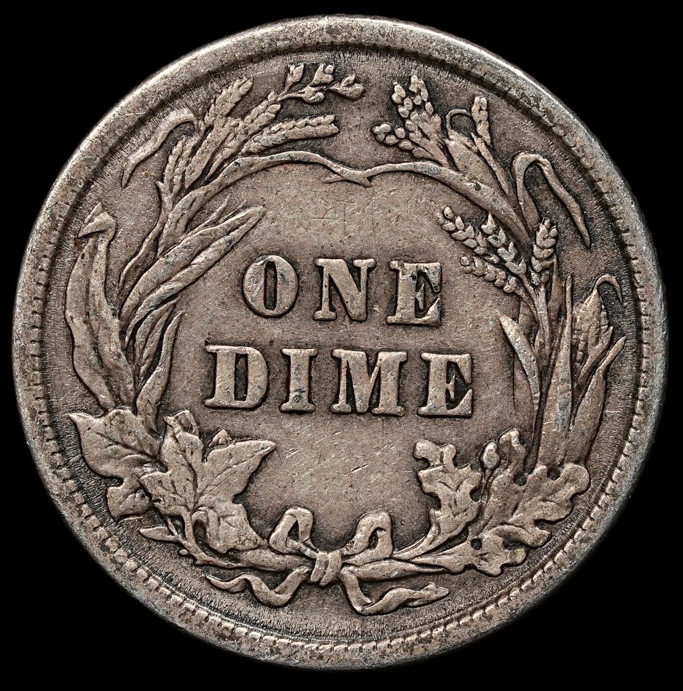 修遠堂世界钱币第104期 1914年美国10美分银币