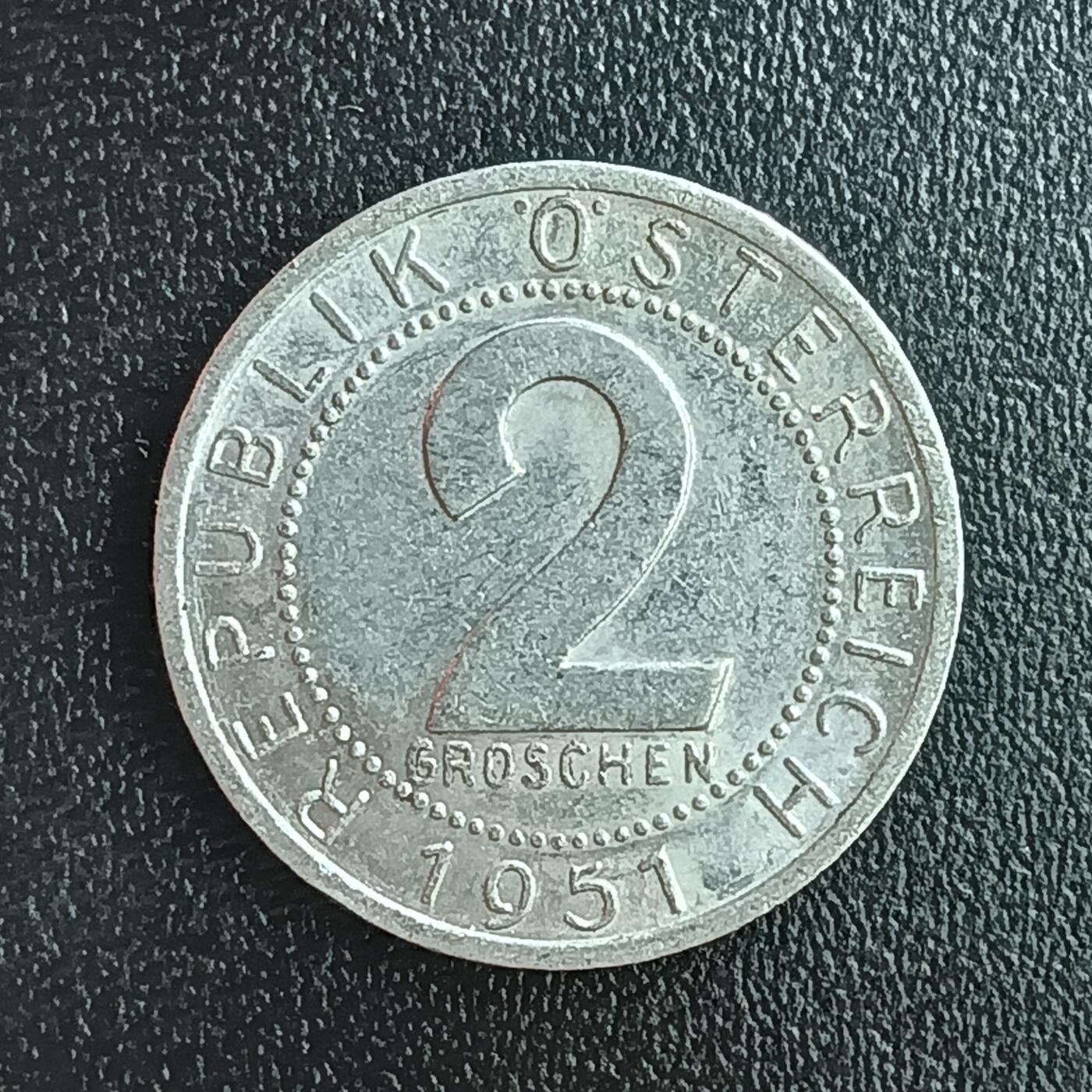 逸泉钱币2026第十二组世界钱币专场春节千件大拍A1614～2574 2416 奥地利2格罗申