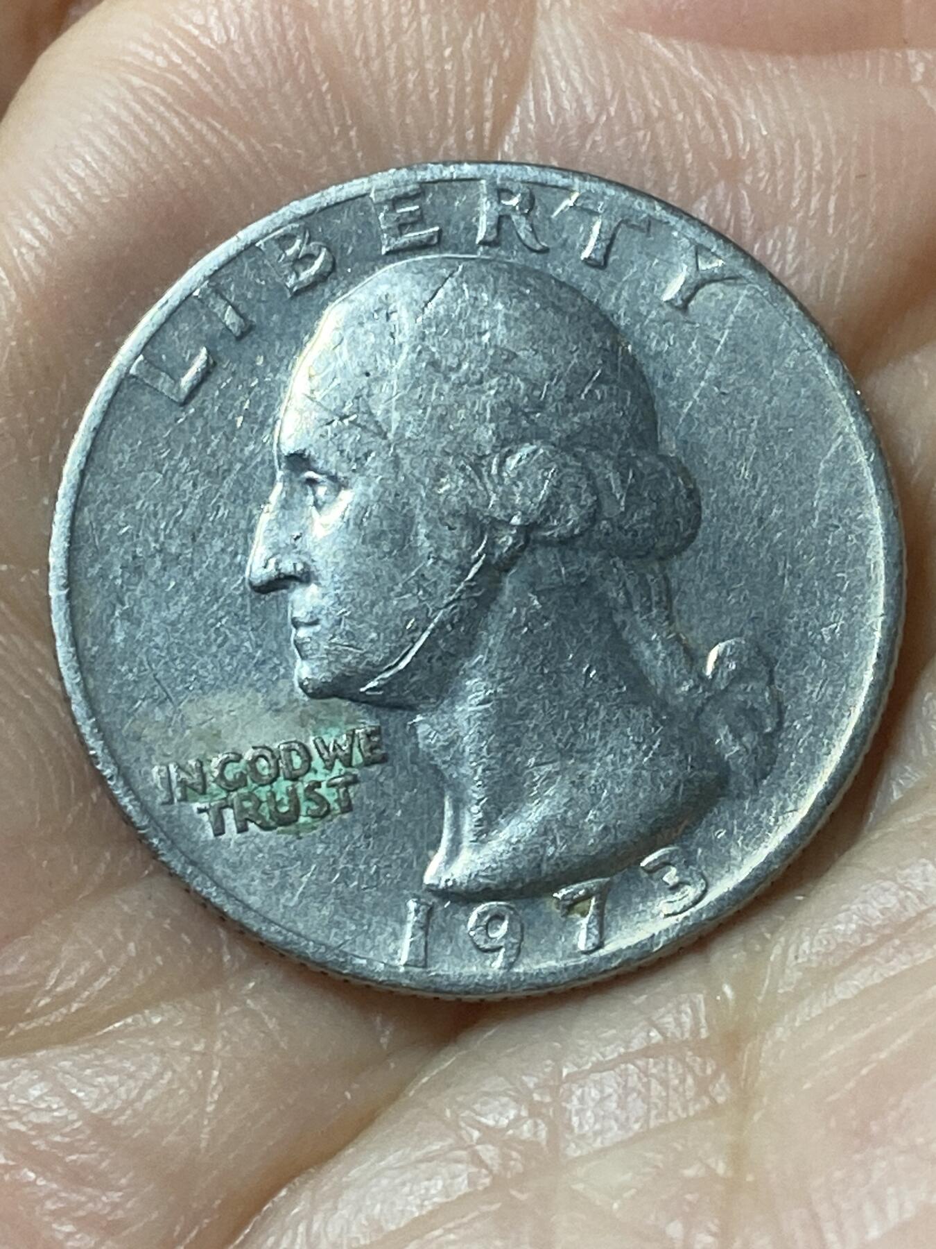 2026年第二十一场(总第一百九十场）外国好品散币场(免佣金) 美国🇺🇸1973年1/4元(华盛顿1/4元第二版，无标版)