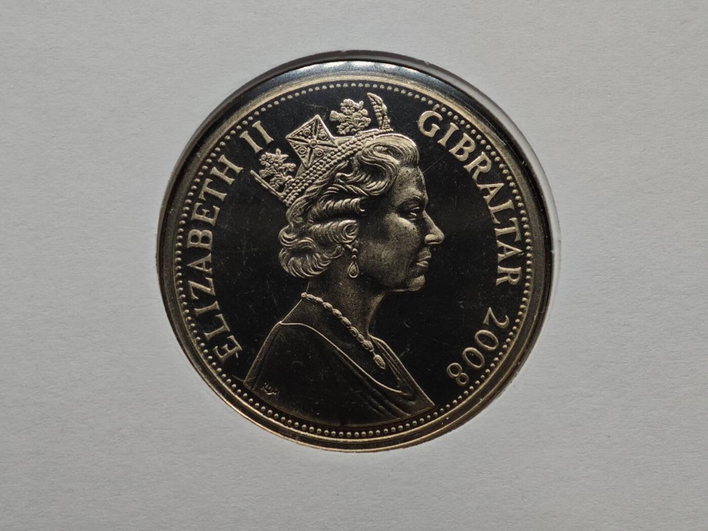  【淘币小摊】限时拍第八百七十拍   克朗币邮币封场    年前最后一场结束全部发出请更换最新收货地址不方便收货的请勿参拍或者顺丰到付 直布罗陀2008年英国皇家空军飞机历史克朗纪念币邮币封