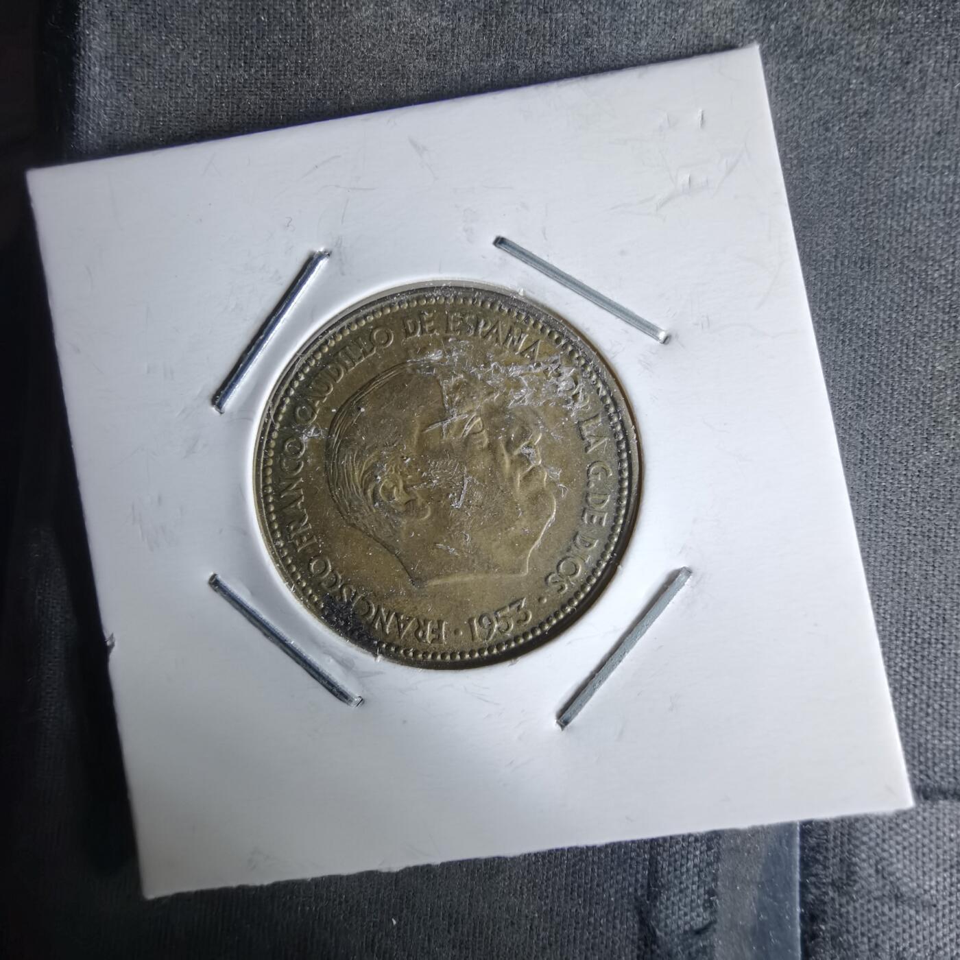 沼泽如烟--第991场 西班牙1953年2.5比塞塔