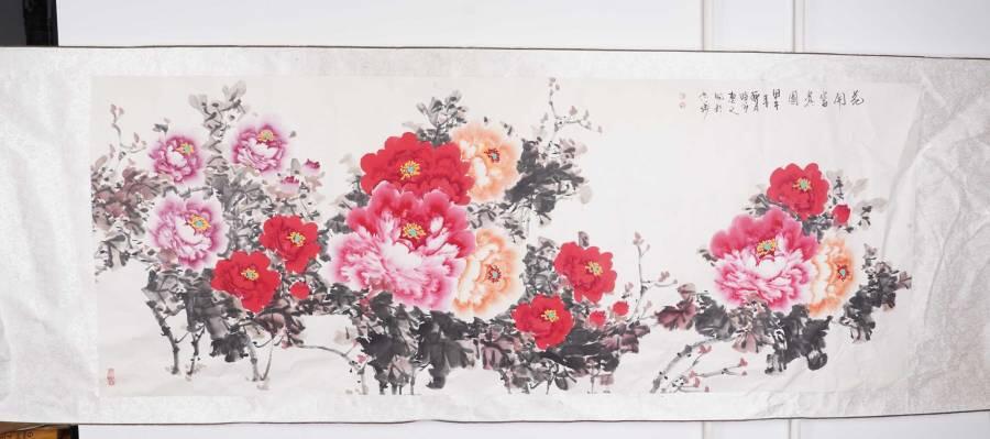 上海都达杂项专场二十六（全场包邮）  张文 花开富贵单片67-387