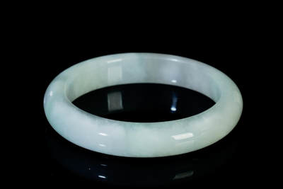 上海都达杂项专场三十四【年后发货全场包邮】  天然冰糯种翡翠手镯88-59